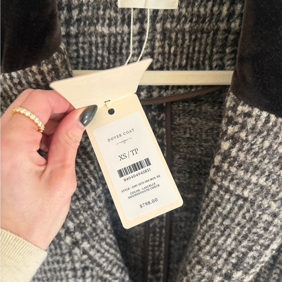 DOEN DOVER COAT IN LASCELLE HOUNDSTOOTH CHECK - Picture 7 of 11